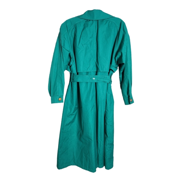 Vintage London Fog long trench rain resistant coat size 10 - Picture 3 of 9